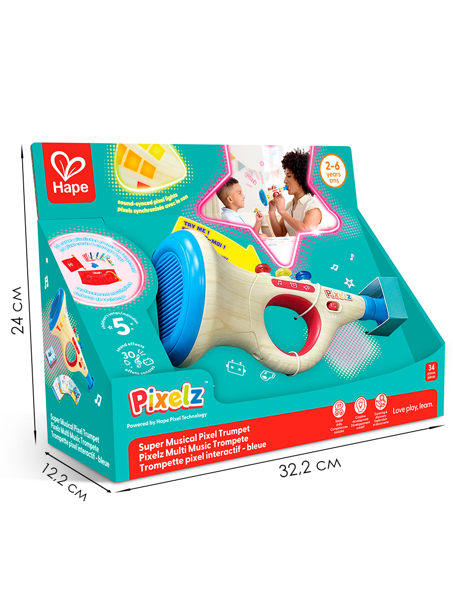 Игрушка музыкальная Hape труба - фото 2