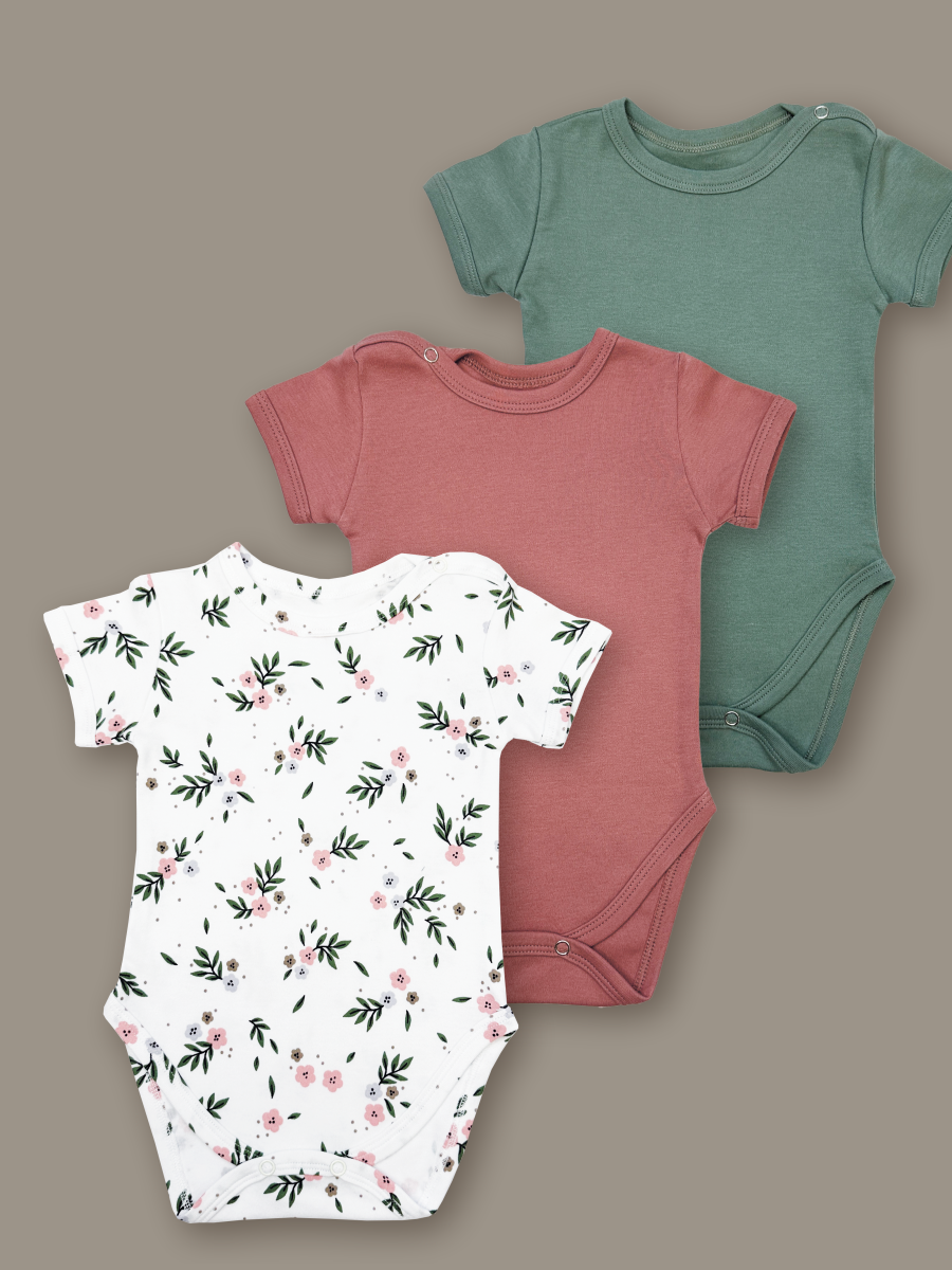 Боди 3 шт ШВЕЙНЫЕ ИСТОРИИ Боди_цвет_кор - фото 1