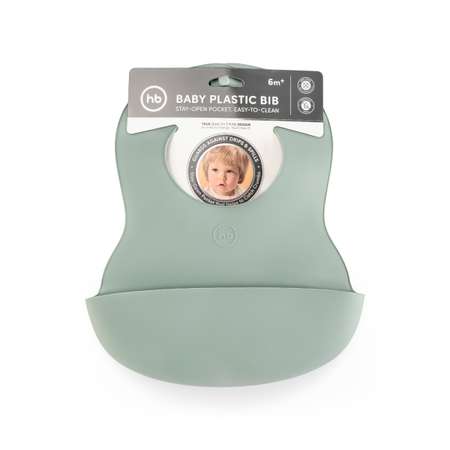 Нагрудник Happy Baby пластик