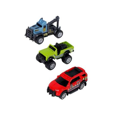 Игровой набор AUTODRIVE Машинки металлические 3шт 1:64