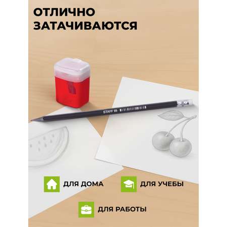 Карандаши чернографитные Staff 1 шт.
