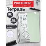 Общая тетрадь Brauberg клетка 80 лист.