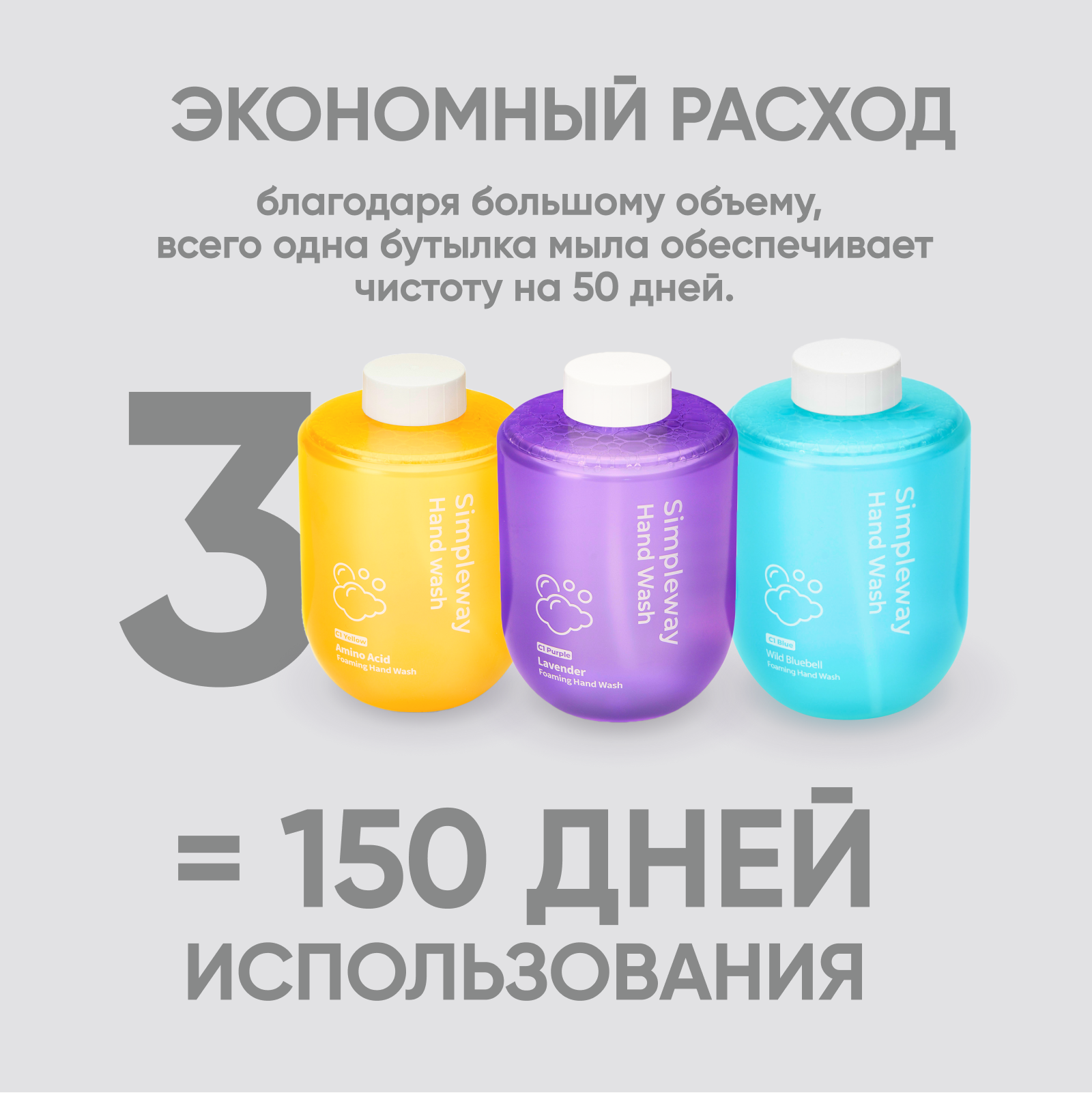 Мыло жидкое SimpleWay 300 мл - фото 5