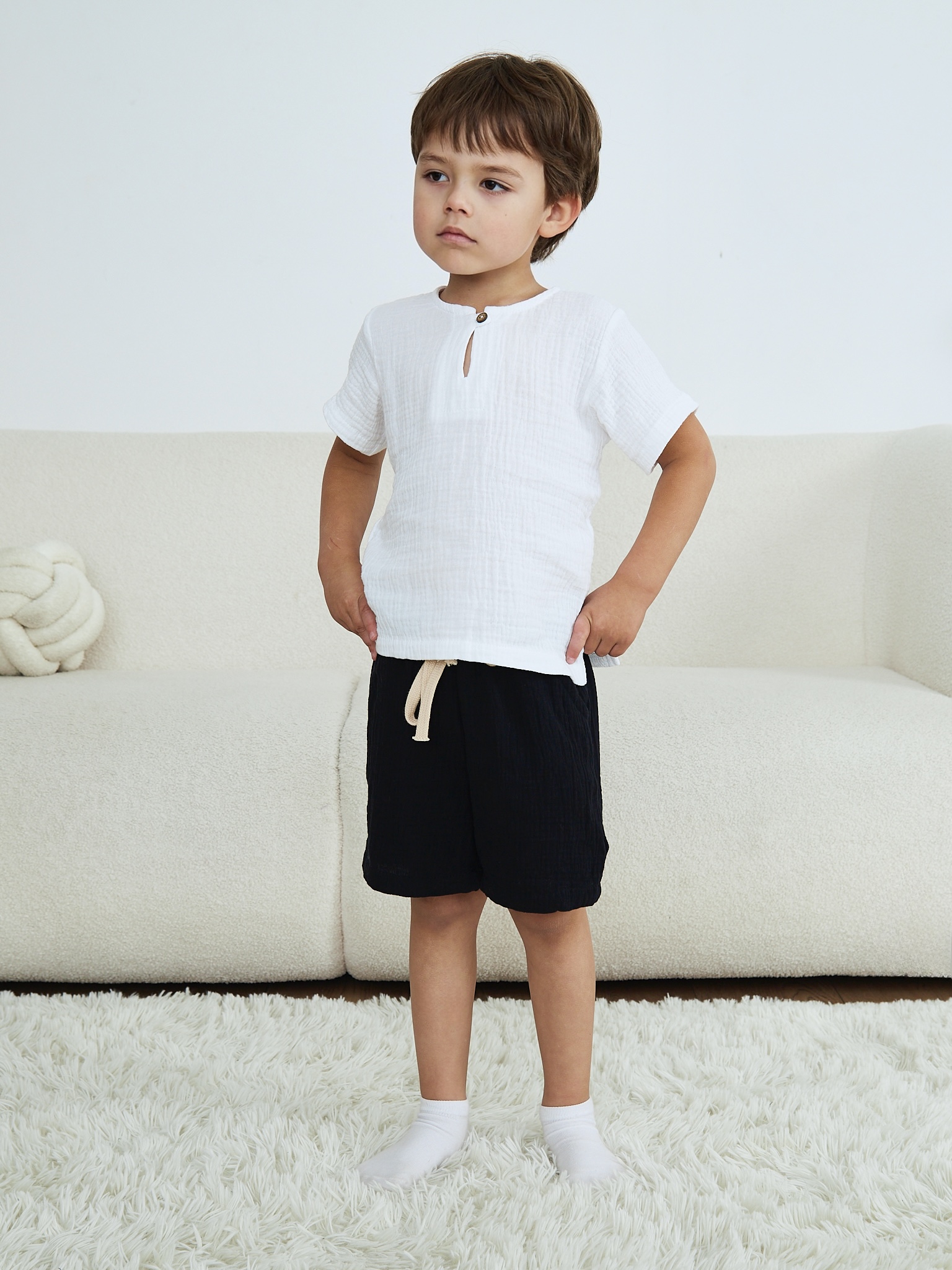 Шорты MOUN Шорты_муслин_черный - фото 15