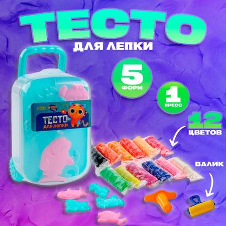 Тесто-пластилин Школа Талантов 12 цв.