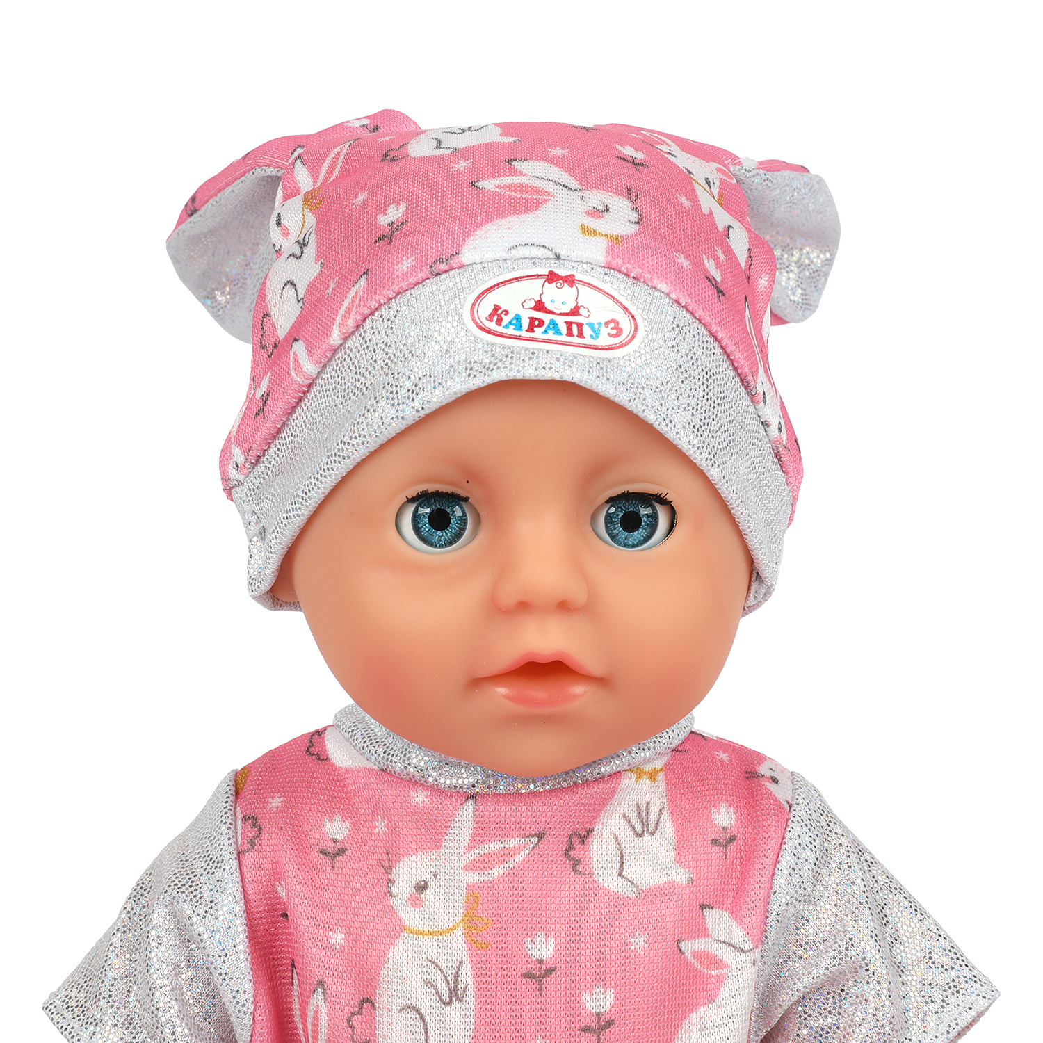Кукла пупс Карапуз высота 25 см 392411 - фото 7