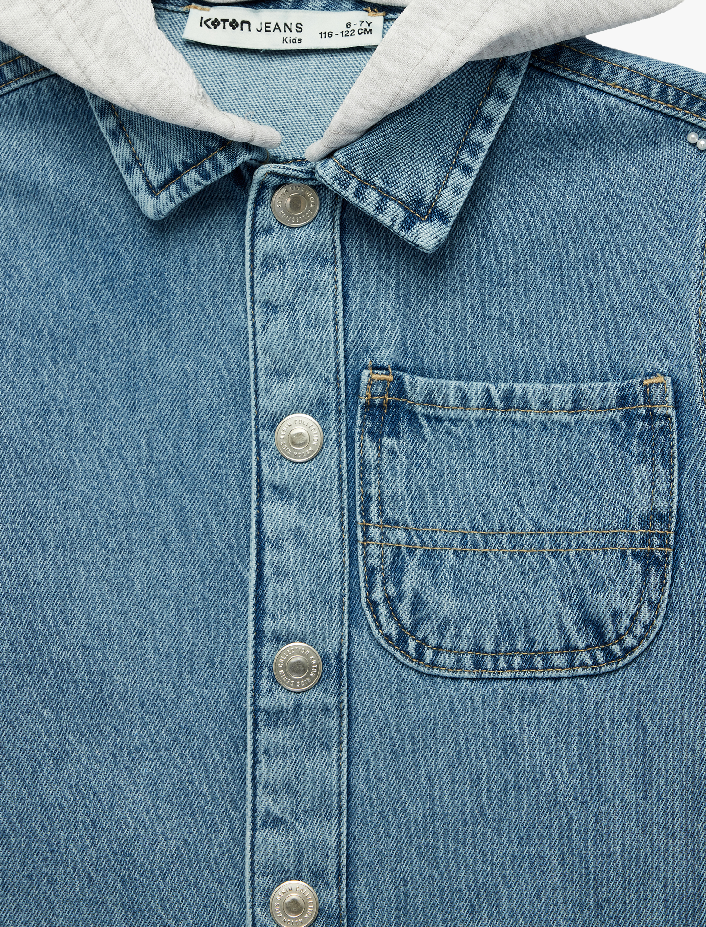 Джинсовая куртка KOTON 6SKB20006TDMID - фото 3