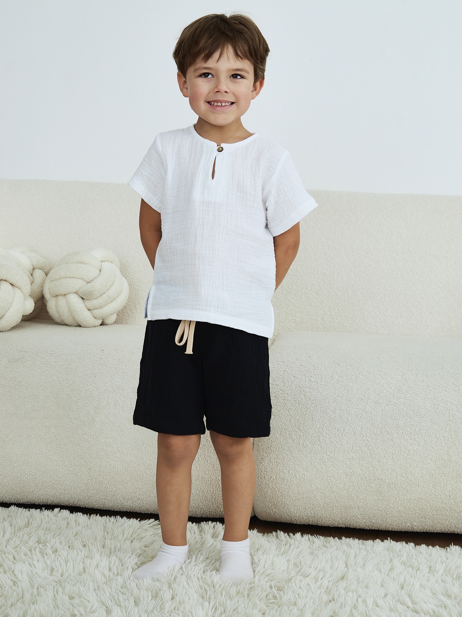 Шорты MOUN Шорты_муслин_черный - фото 18