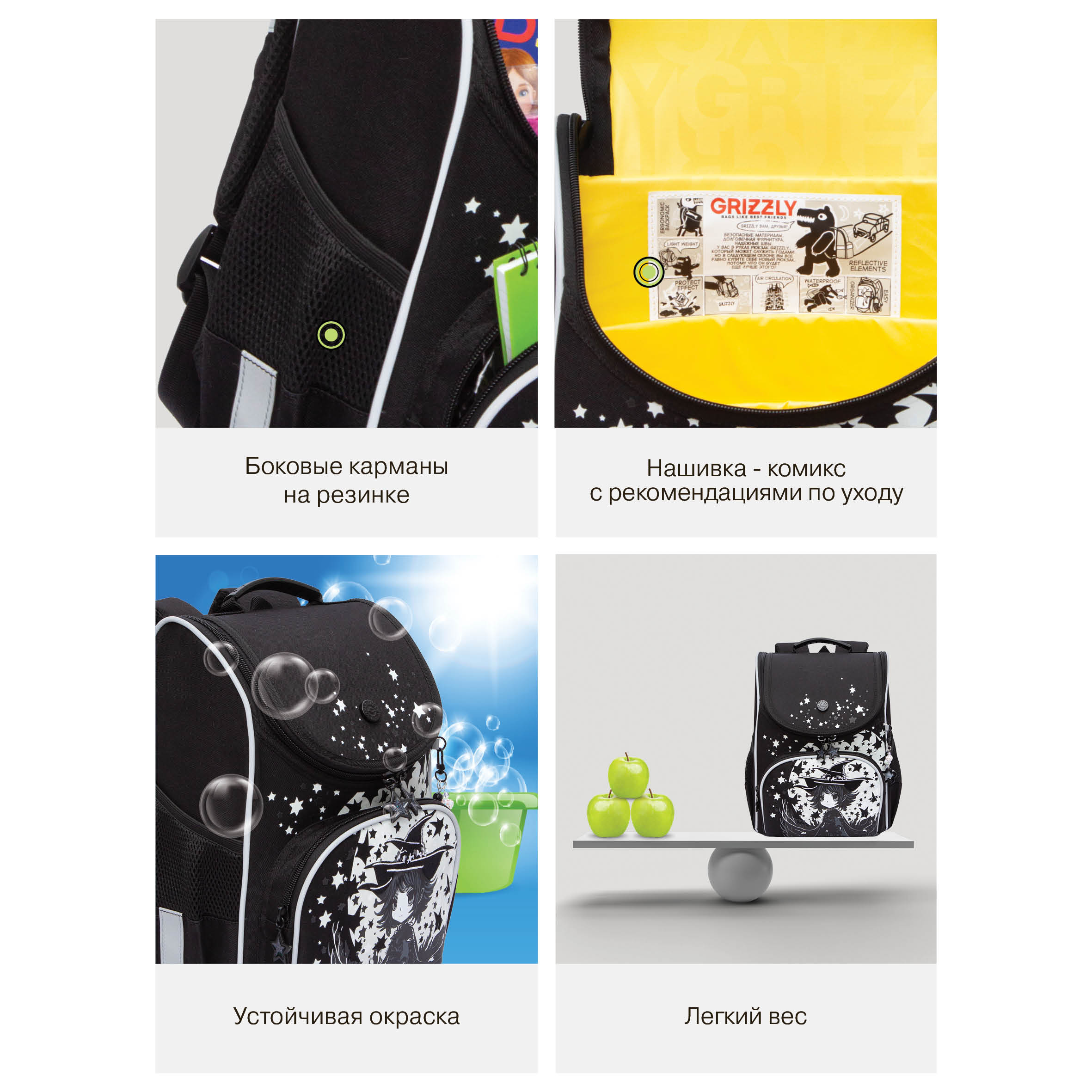 Ранец Grizzly для девочки - фото 13