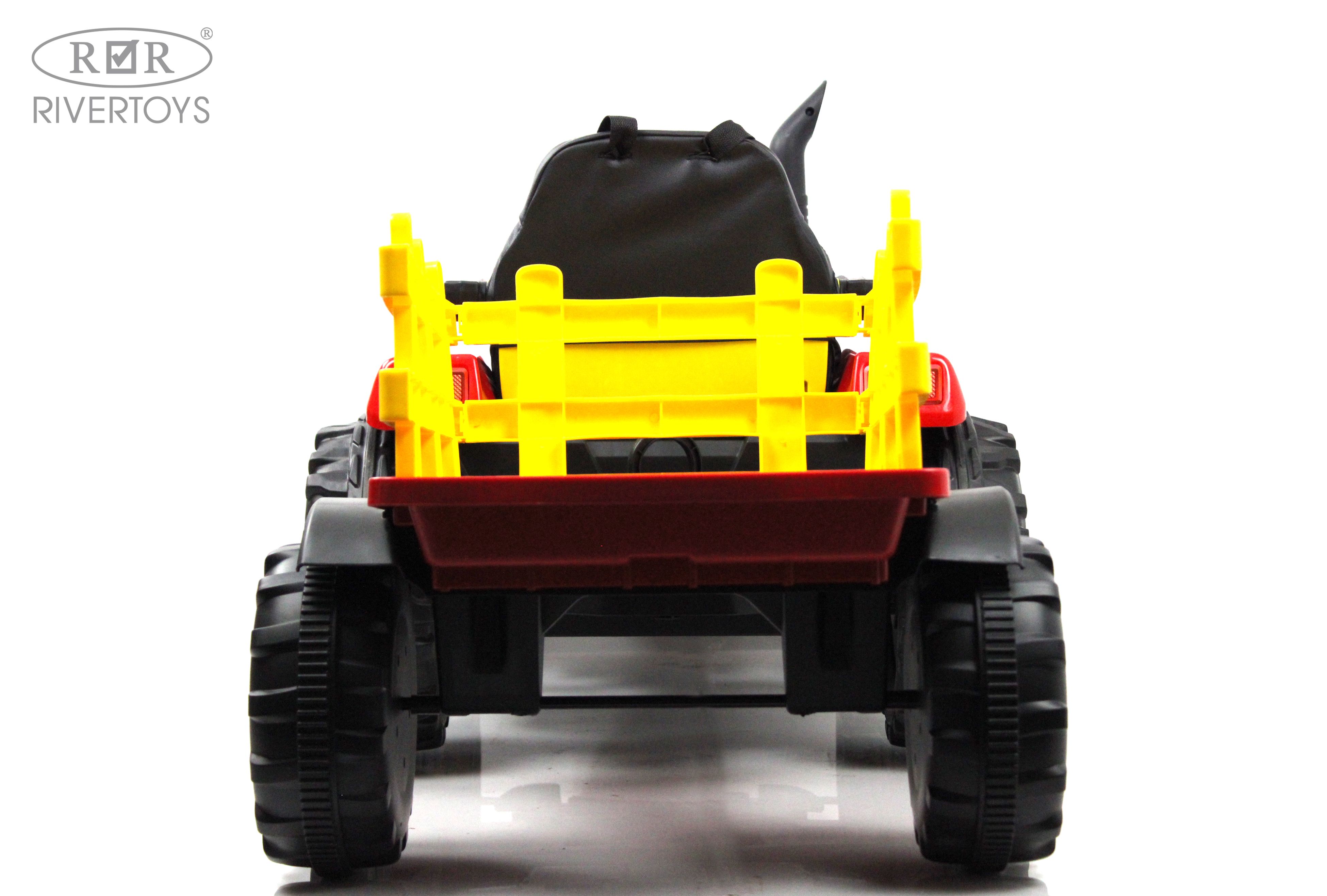 Электромобиль RIVERTOYS O555OO-RED С пультом ДУ - фото 7