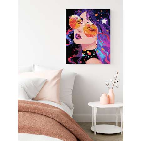 Алмазная мозаика Art sensation Девушка-космос в ассортименте