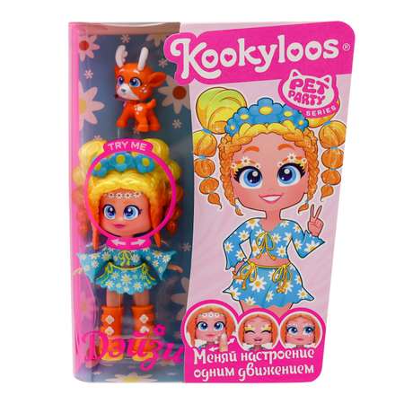 Кукла мини Kookyloos кукла Daisy и питомец