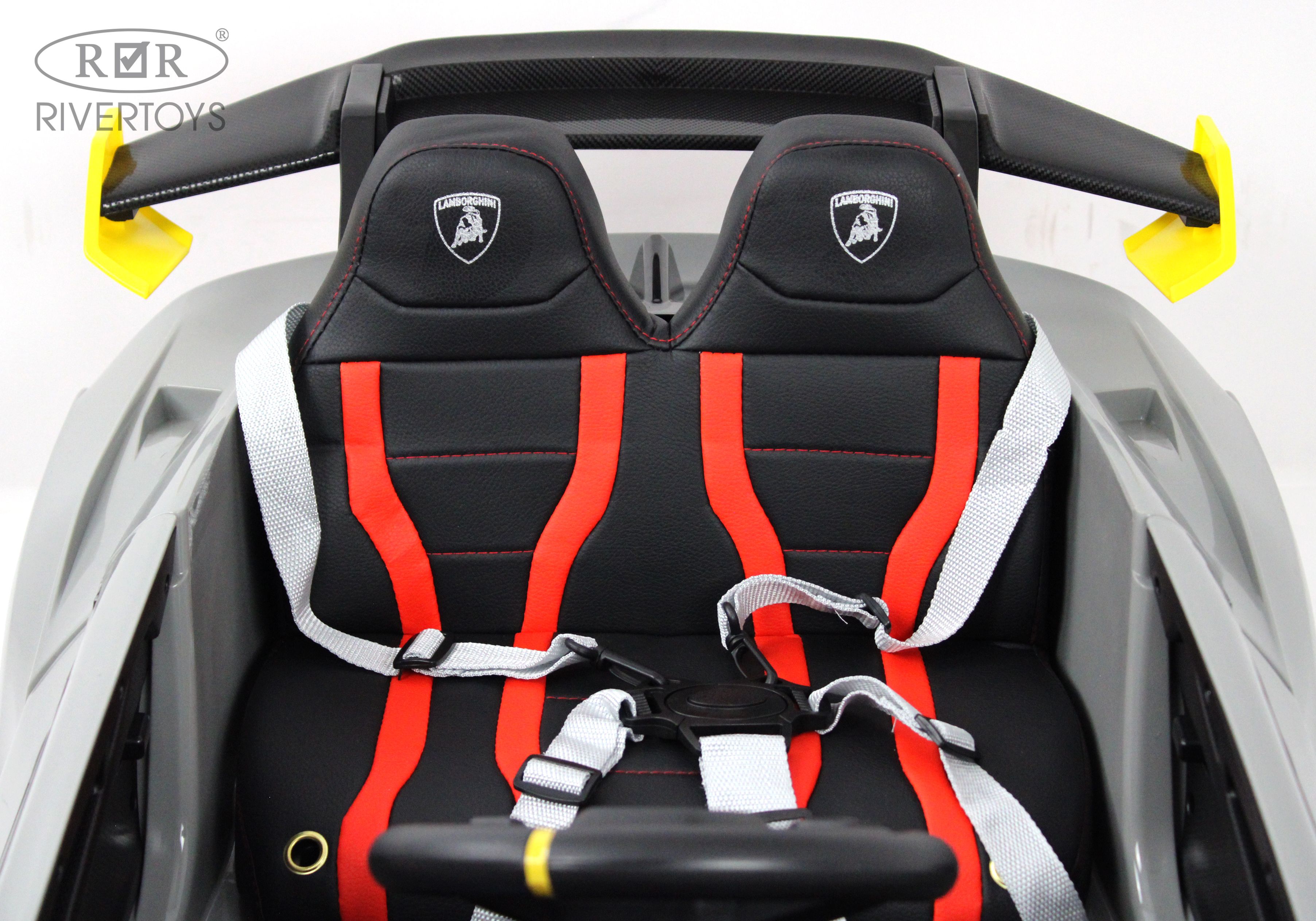 Электромобиль RIVERTOYS Lamborghini E888EE-GRAY С пультом ДУ - фото 6