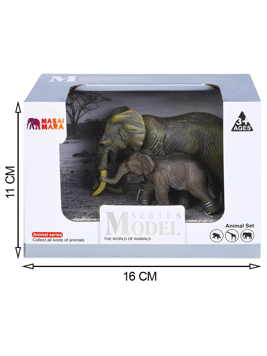 Игровой набор Masai Mara Семья слонов - фото 2