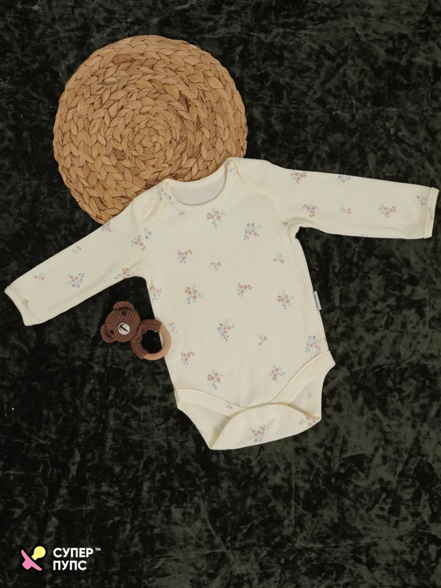 Боди 3 шт Супер Пупс нбр/3пр/бд/sk20/полоска/цветы - фото 13