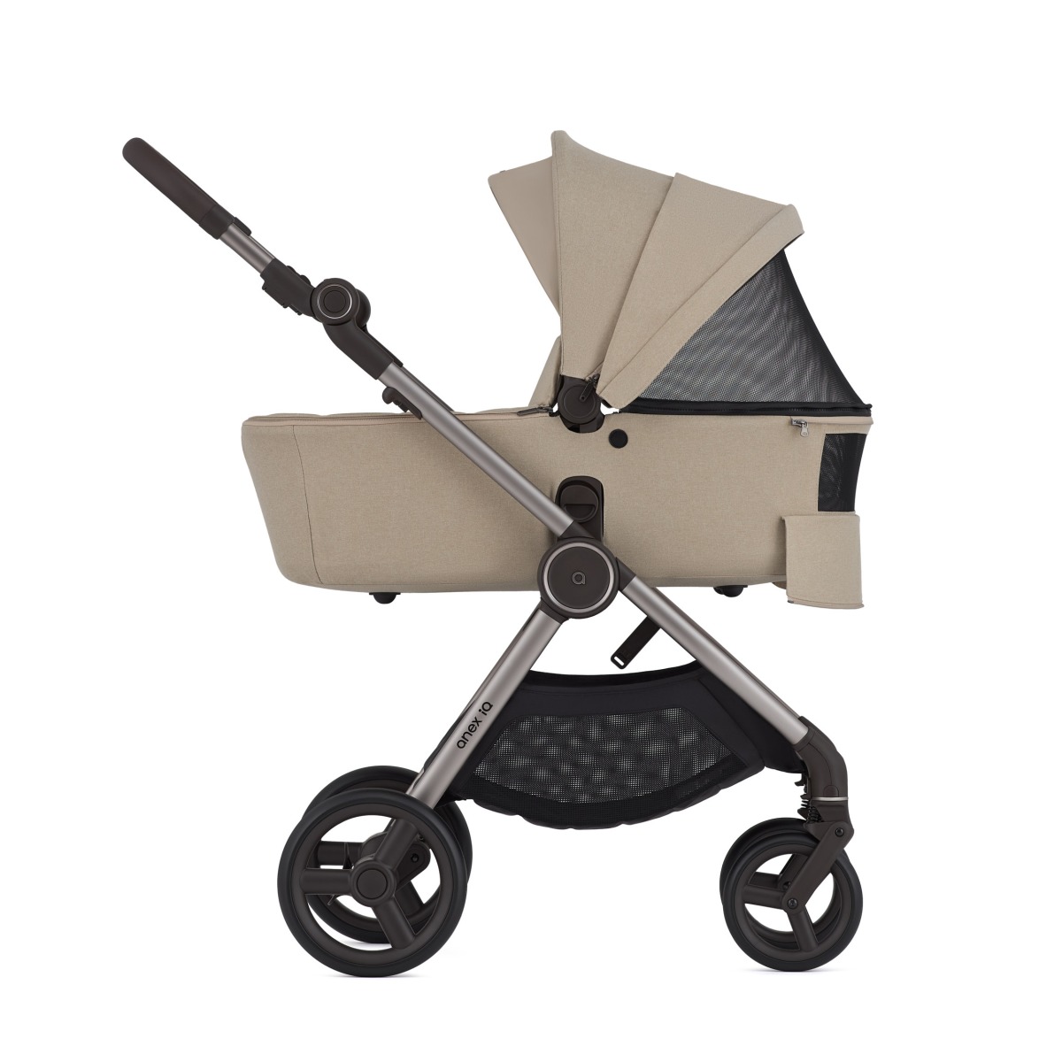 Коляска 2в1 Anex IQ Premium 2025, Creamy бежевый - фото 4