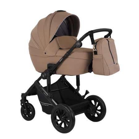 Коляска 2в1 JOVOLA Swift всесезонная, т.-бежевый коричневый