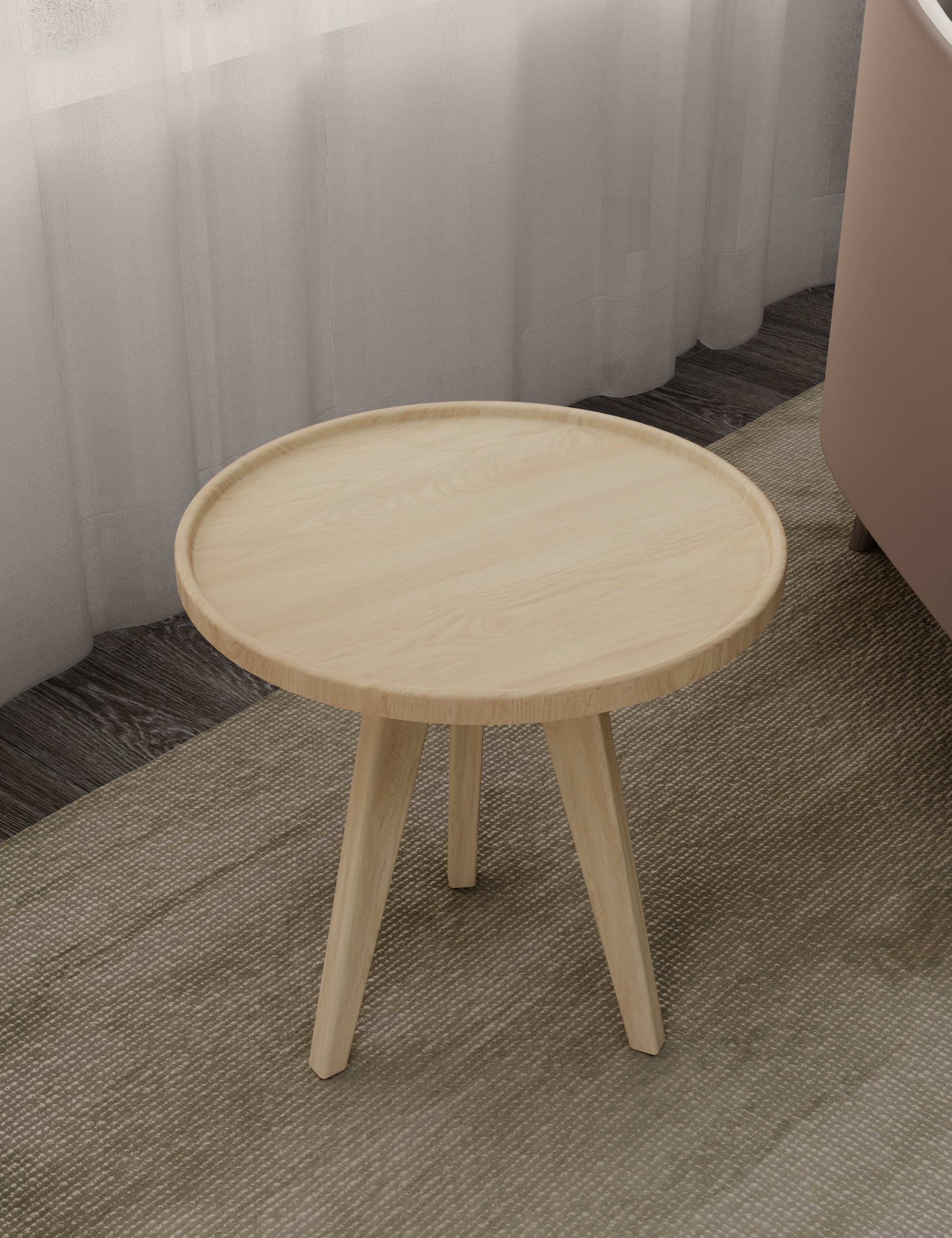 Стол журнальный SLINE Полли дуб янтарный - фото 4