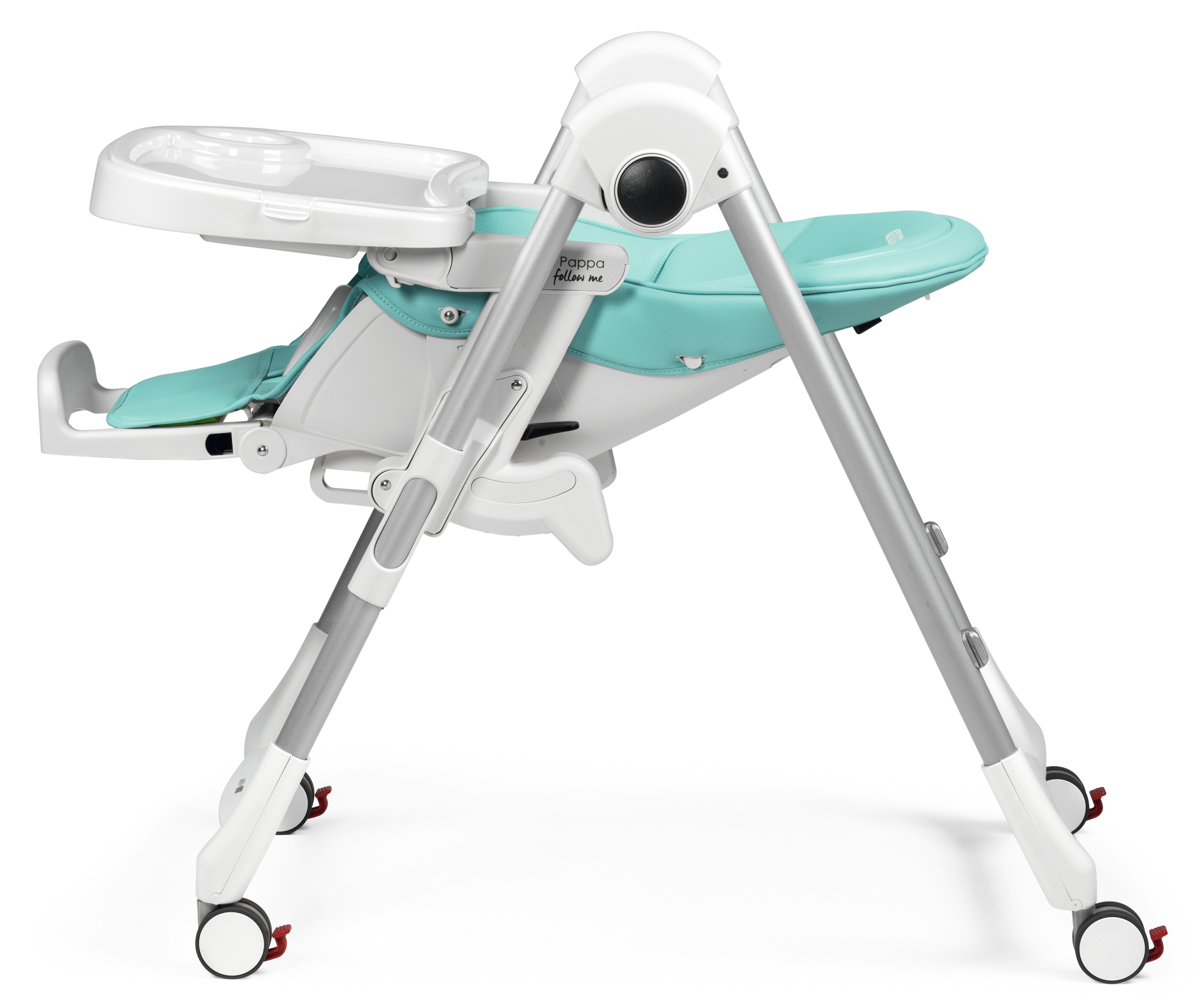 Стульчик для кормления Peg-Perego Prima Pappa Follow Me голубой - фото 15