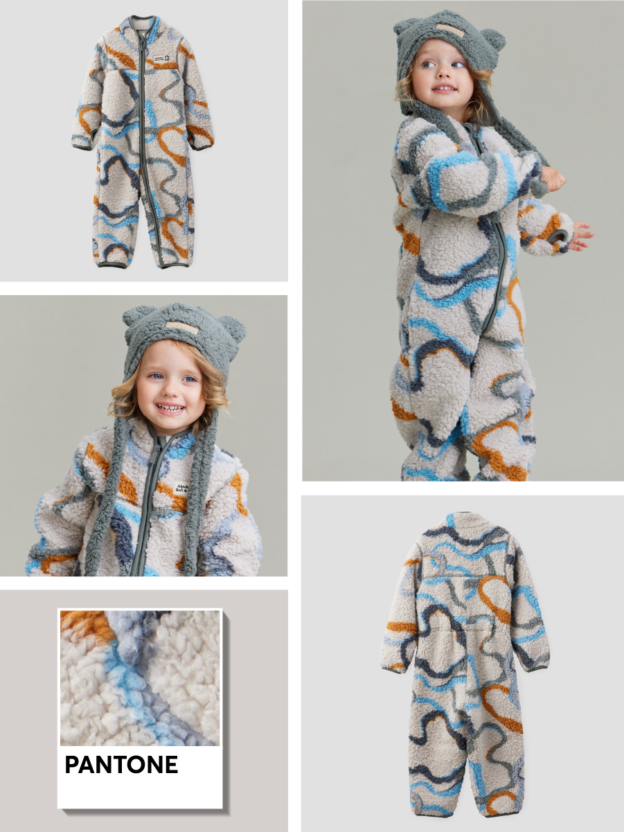Комбинезон Happy Baby 89058_grey(wave) - фото 4
