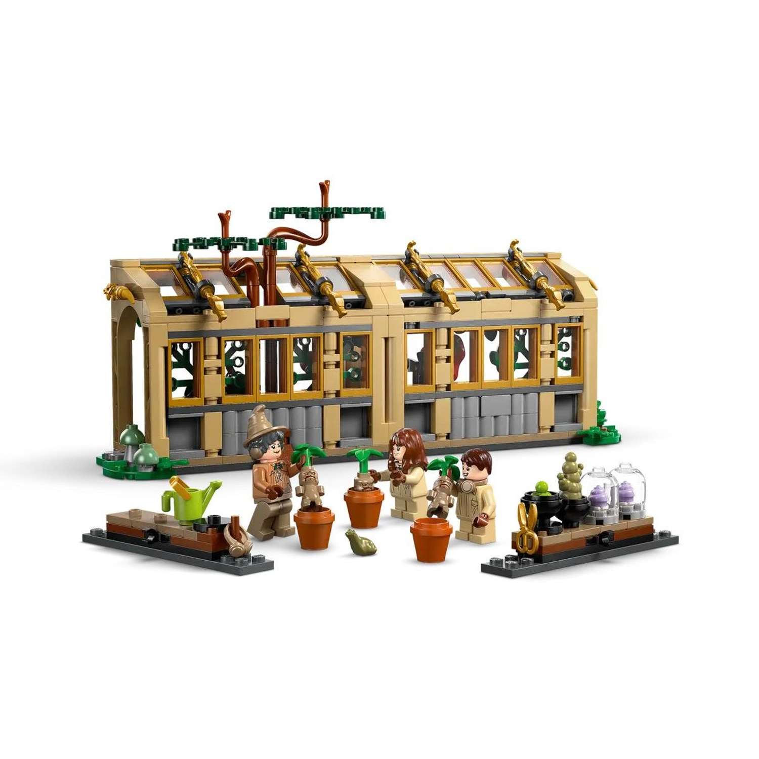 Конструктор LEGO Harry Potter Замок Хогвартс Урок гербологии 390 дет. - фото 4