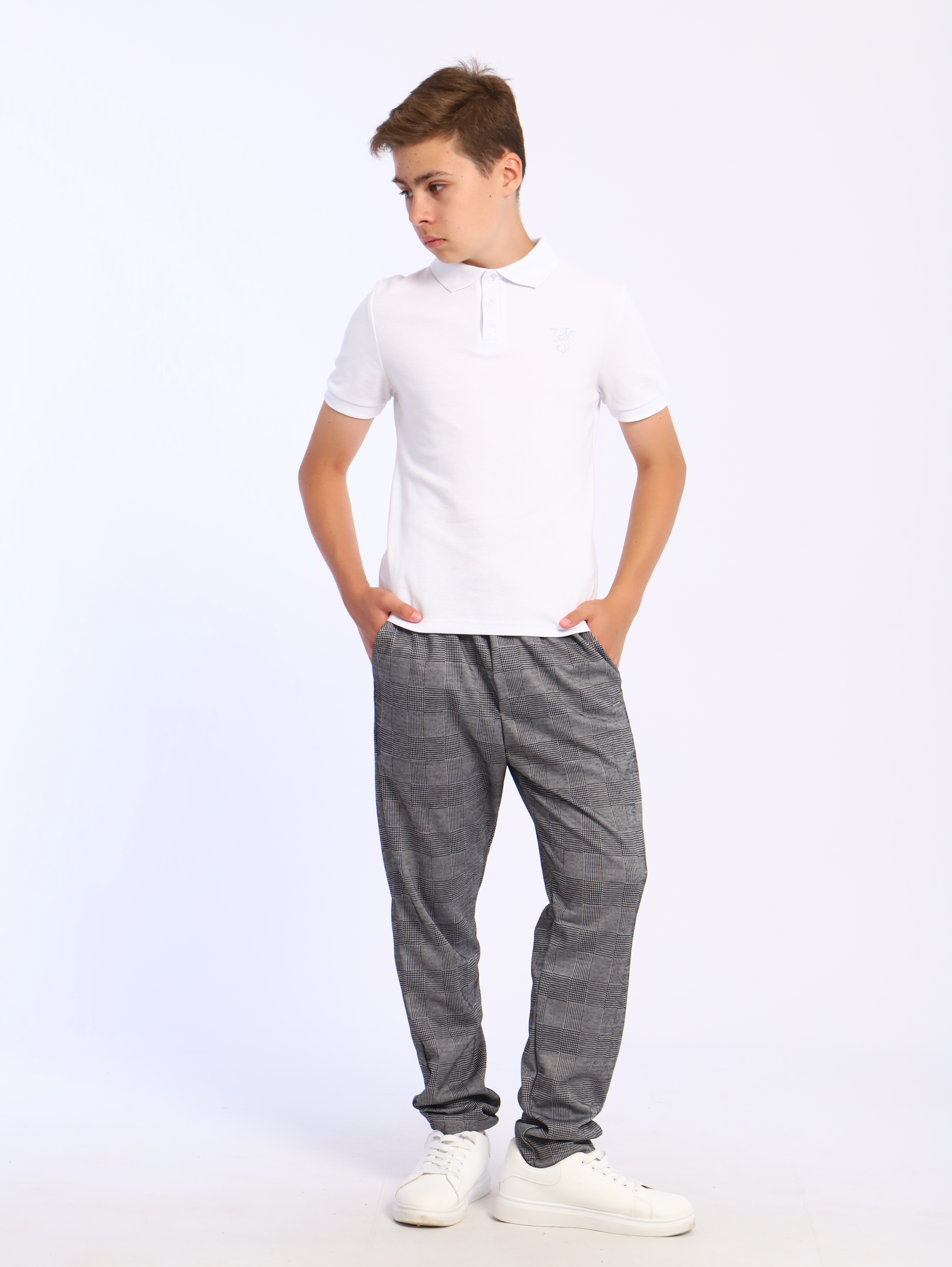 Брюки ЛАДОШКИ Брюки Роберт светло-серый - фото 11