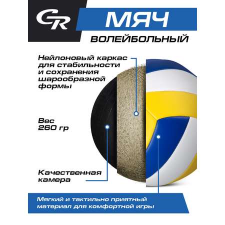Мяч волейбольный CITYRIDE размер 5 22см