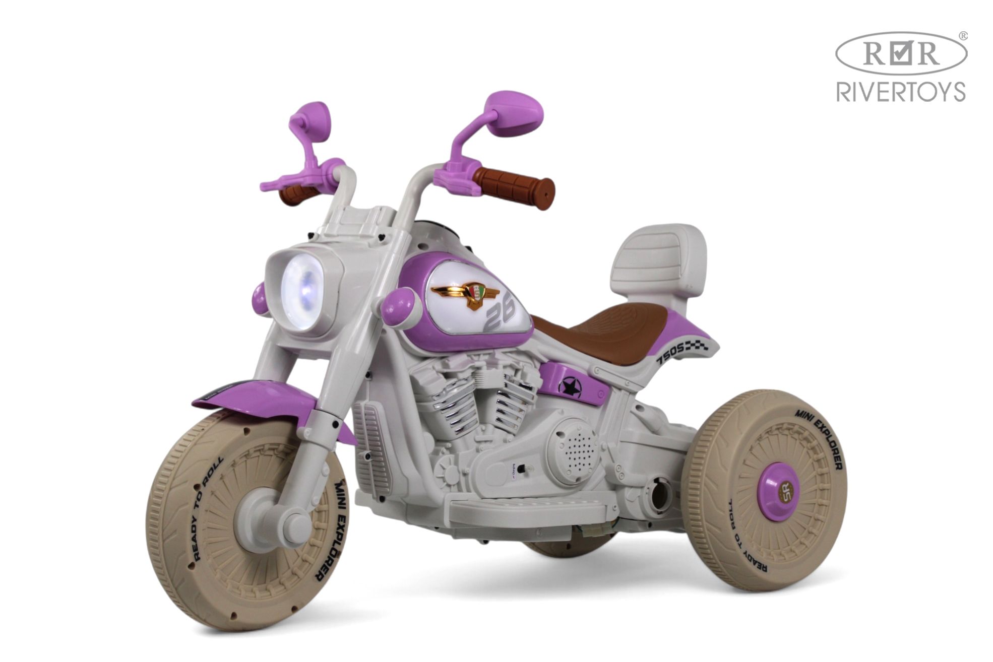 Электромобиль RIVERTOYS G500GG-A-PURPLE - фото 21