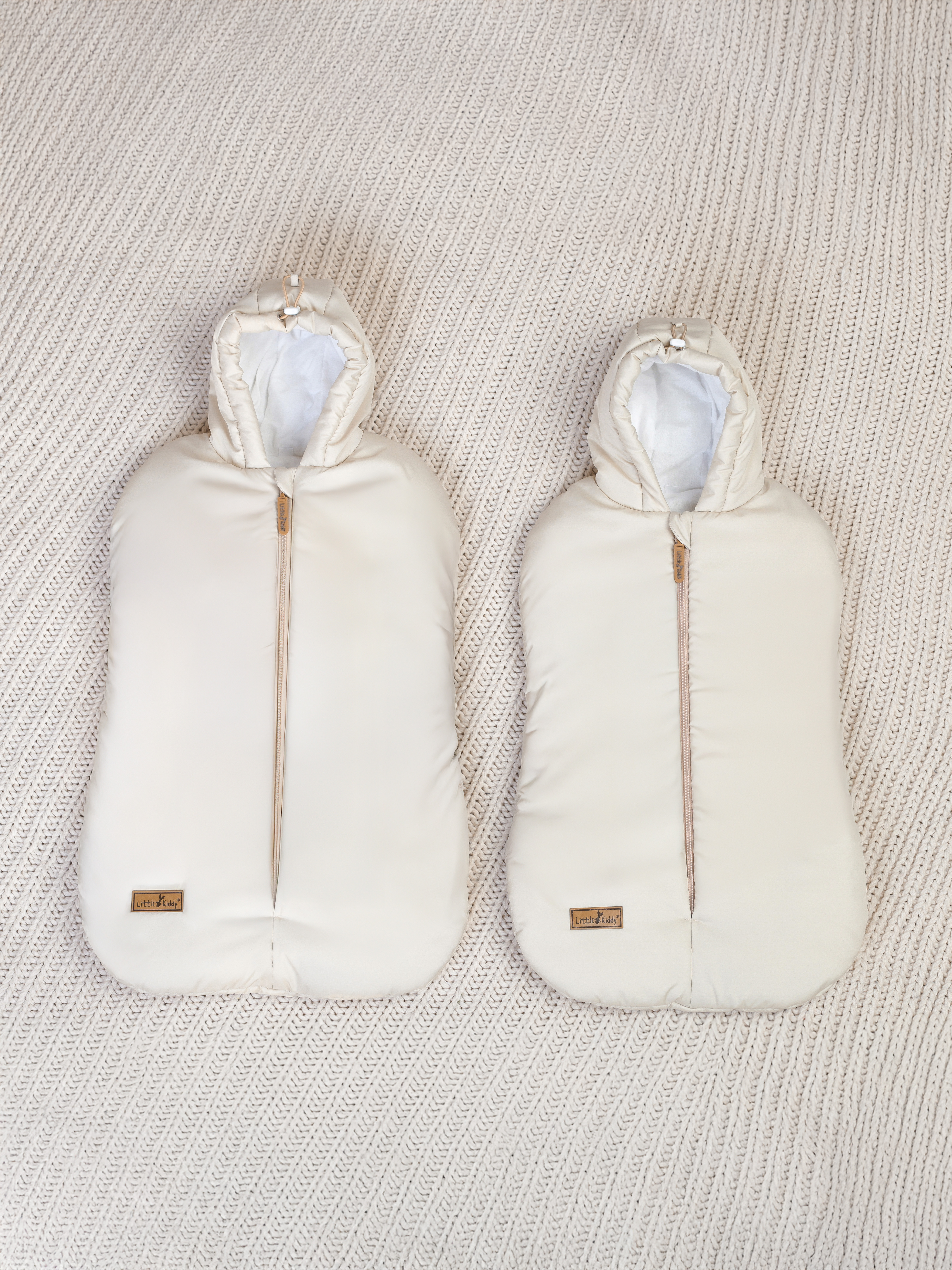 Конверт в коляску LittleKiddy бежевый - фото 6