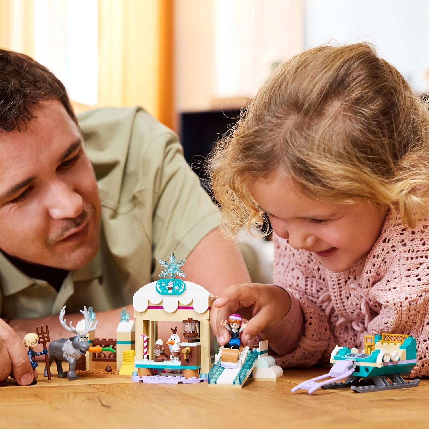 Конструктор LEGO Disney Princess Приключение Анны на санях блочный - фото 8