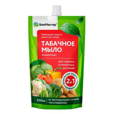 Средство для защиты растений БиоМастер Табачное мыло 350мл