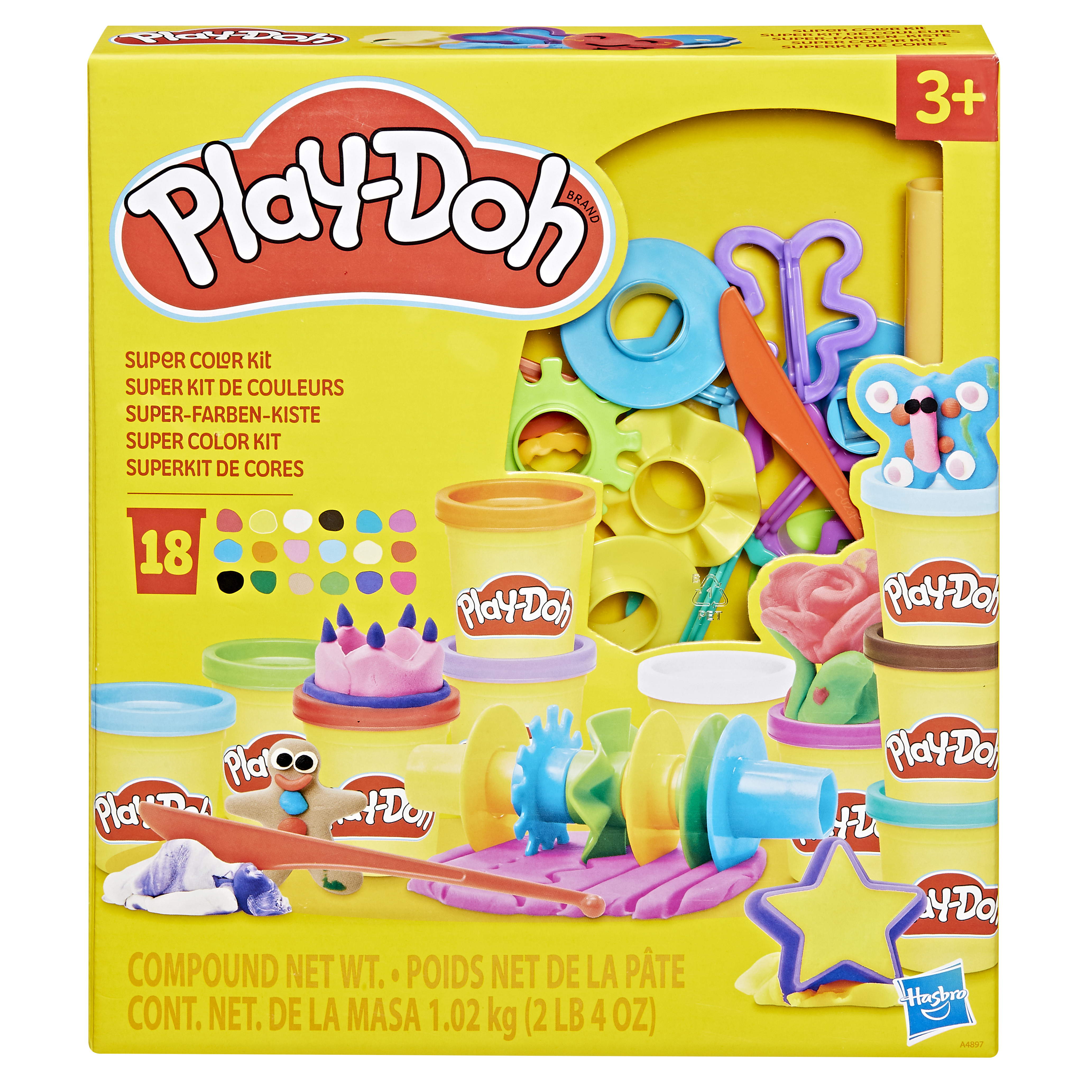 Масса для лепки Hasbro набор Play-Doh Супер-цвет - фото 3