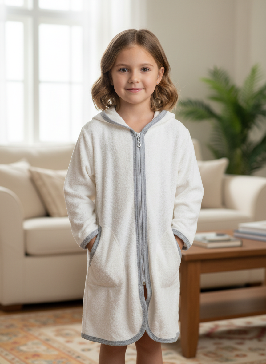 Халат Утенок 906 молочный - фото 3