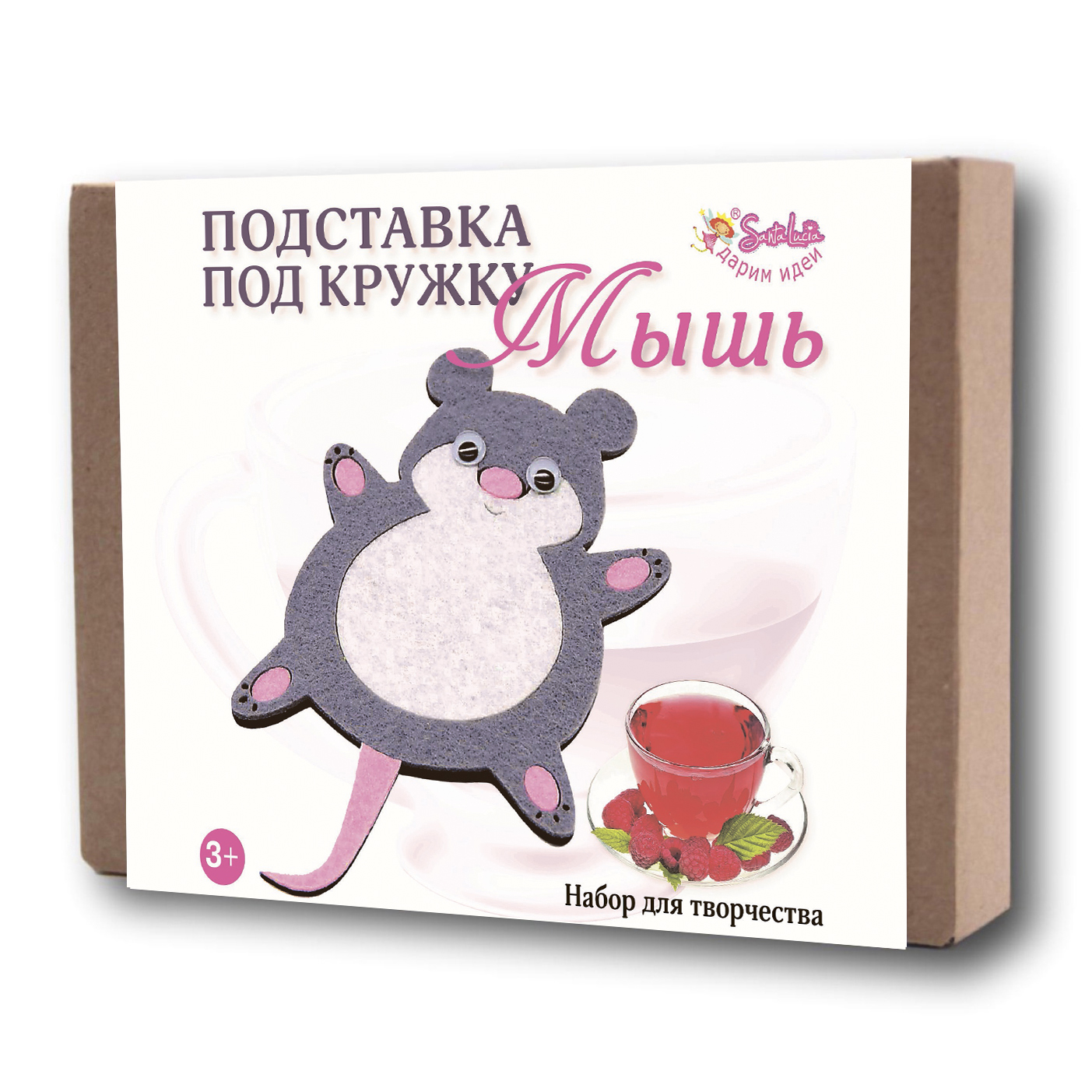 Набор для творчества Santa Lucia Мышка аппликация в ассортименте - фото 2