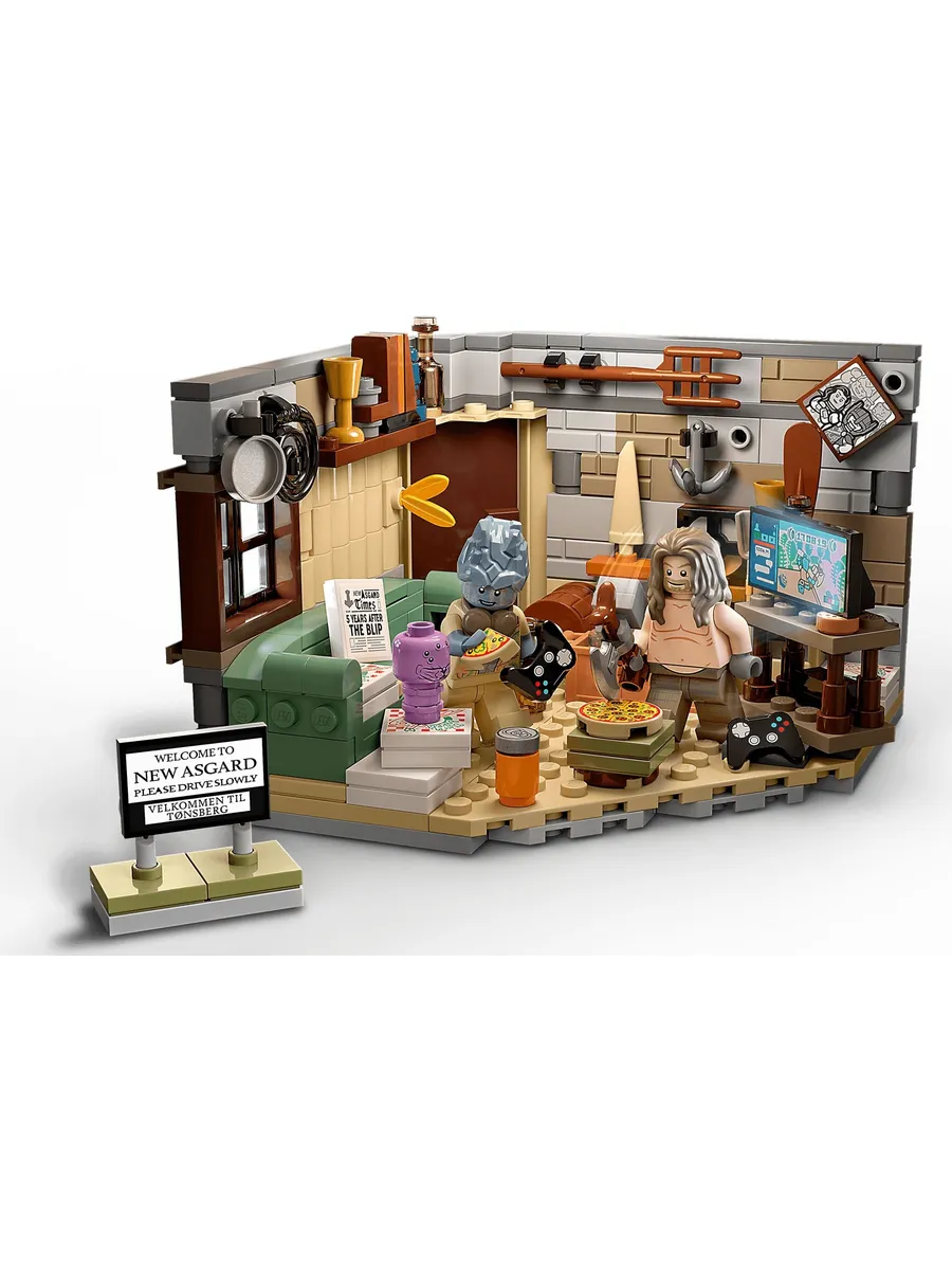 Конструктор LEGO Marvel Super Heroes Новый Асгард Бро Тора 265 дет. - фото 4