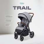 Коляска прогулочная MOWbaby Trail серый