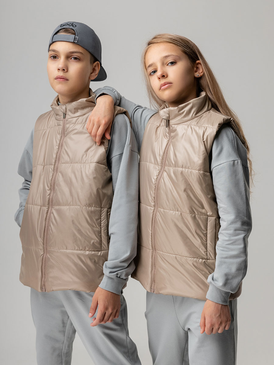 Жилет Bodo 41-10U_темно-бежевый - фото 4