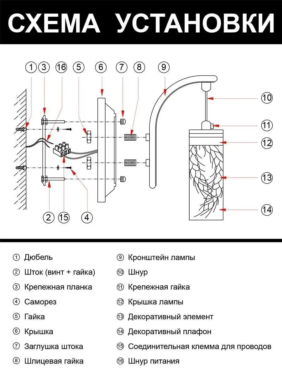 Светильник настенный LLL Бра бабочка голубой - фото 11