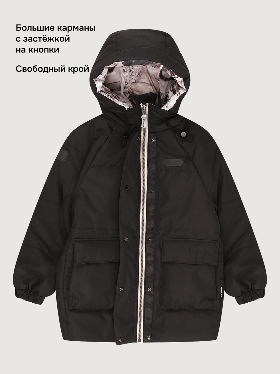 Куртка NIKASTYLE 4м10626 черный - фото 4