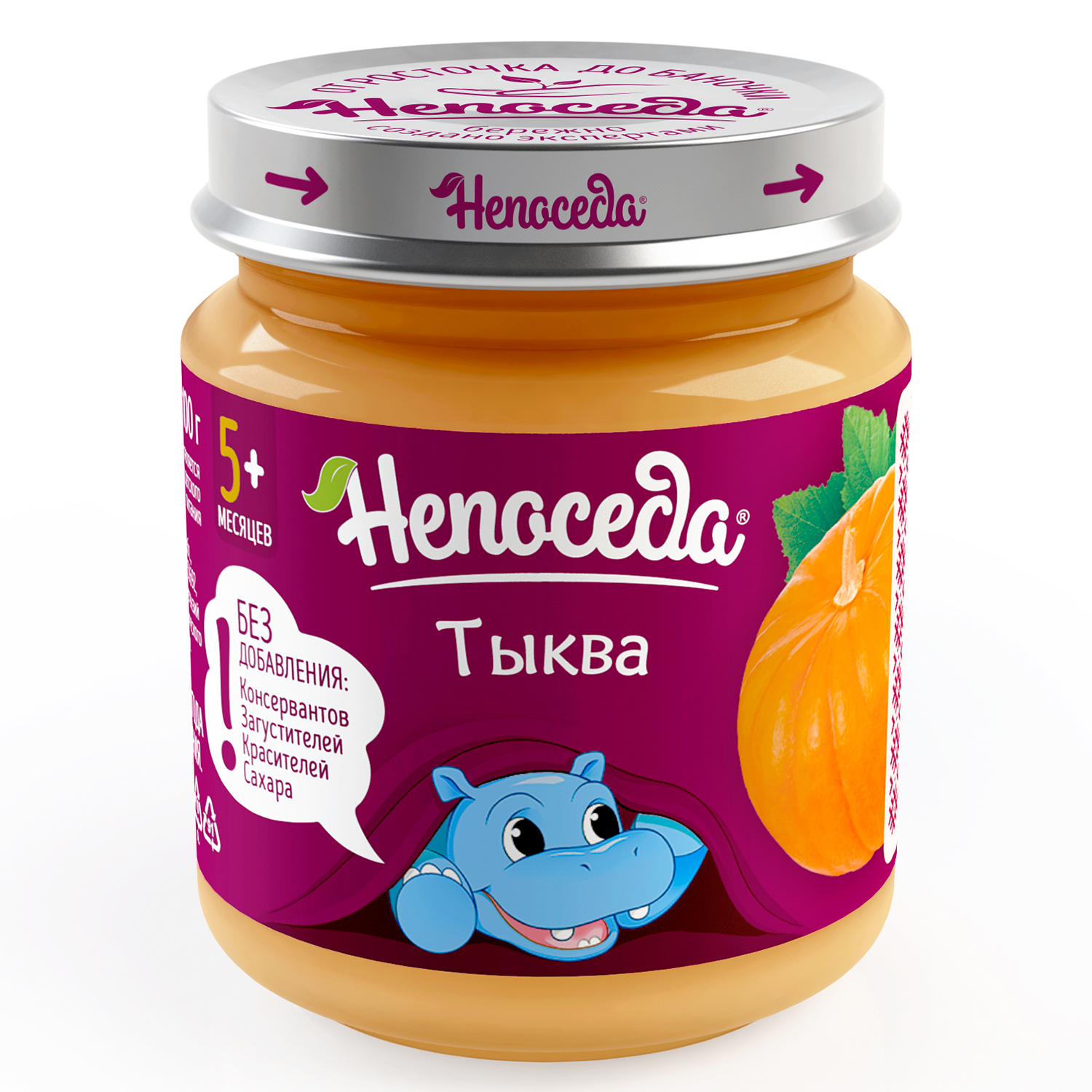 Пюре Непоседа Тыква с 5 мес 95 г - фото 1
