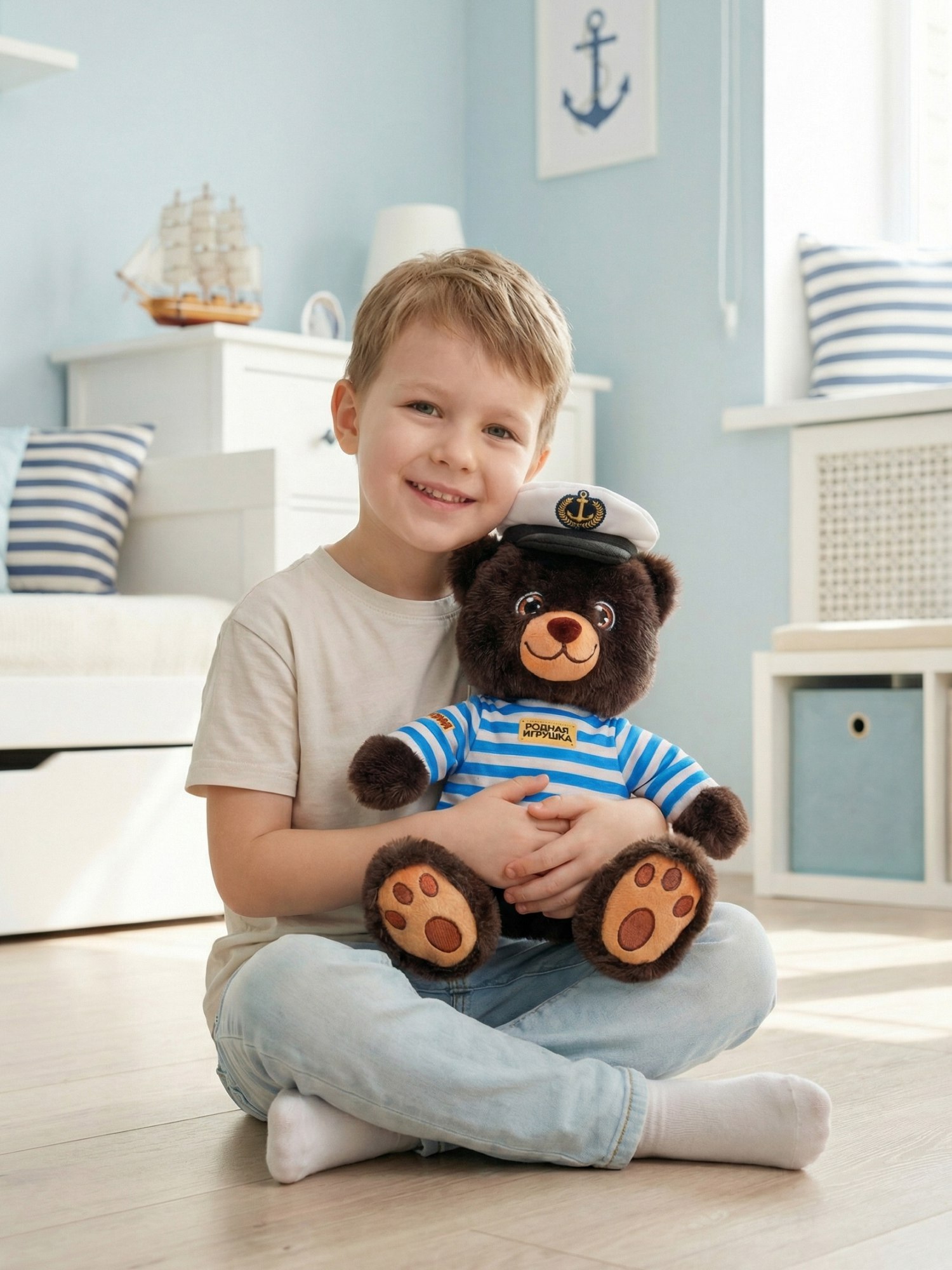 Мягкая игрушка Смолтойс мишка Мишка-моряк - фото 5