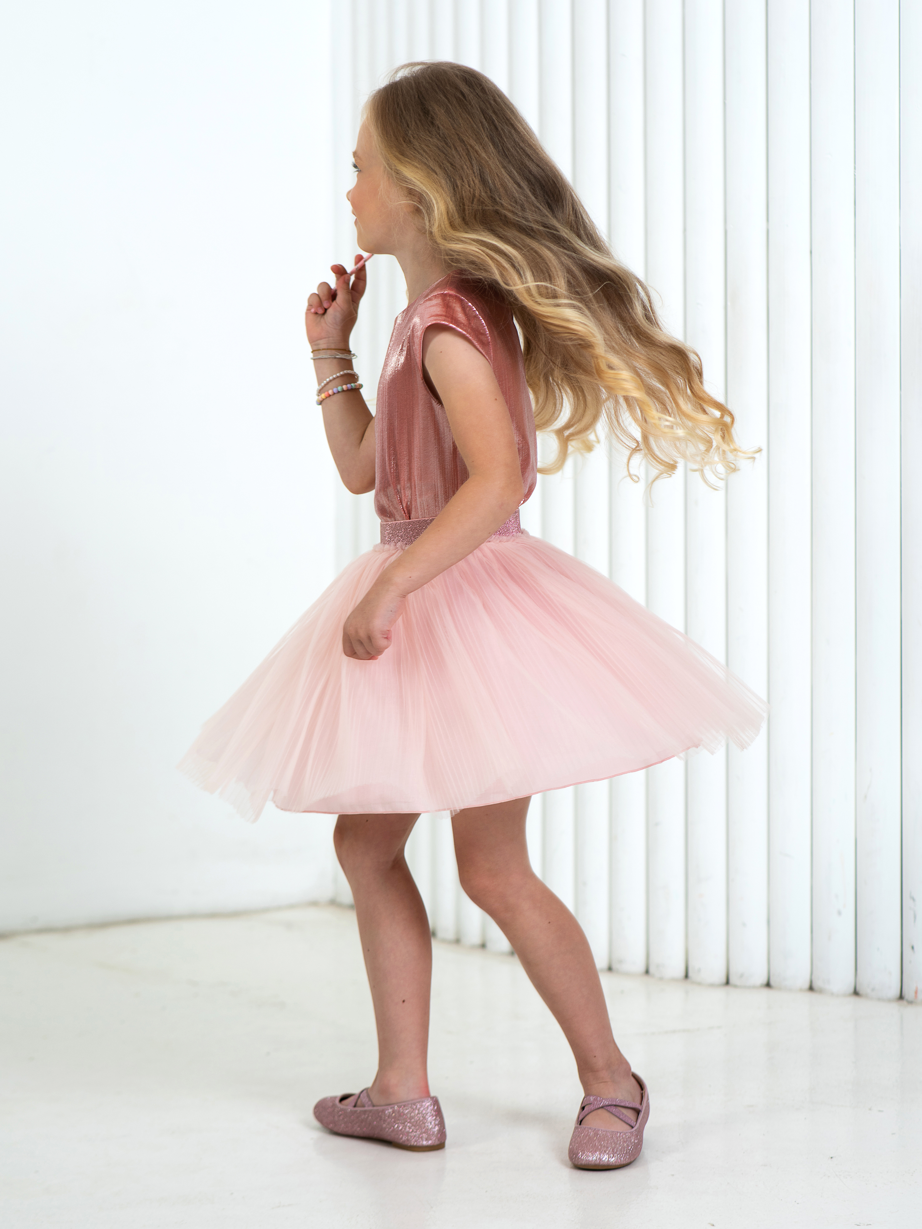 Юбка LisaWeta S-142 розовый - фото 4