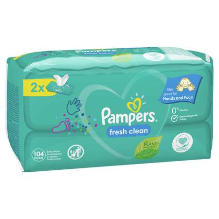 Влажные салфетки Pampers Fresh Clean 104 шт.