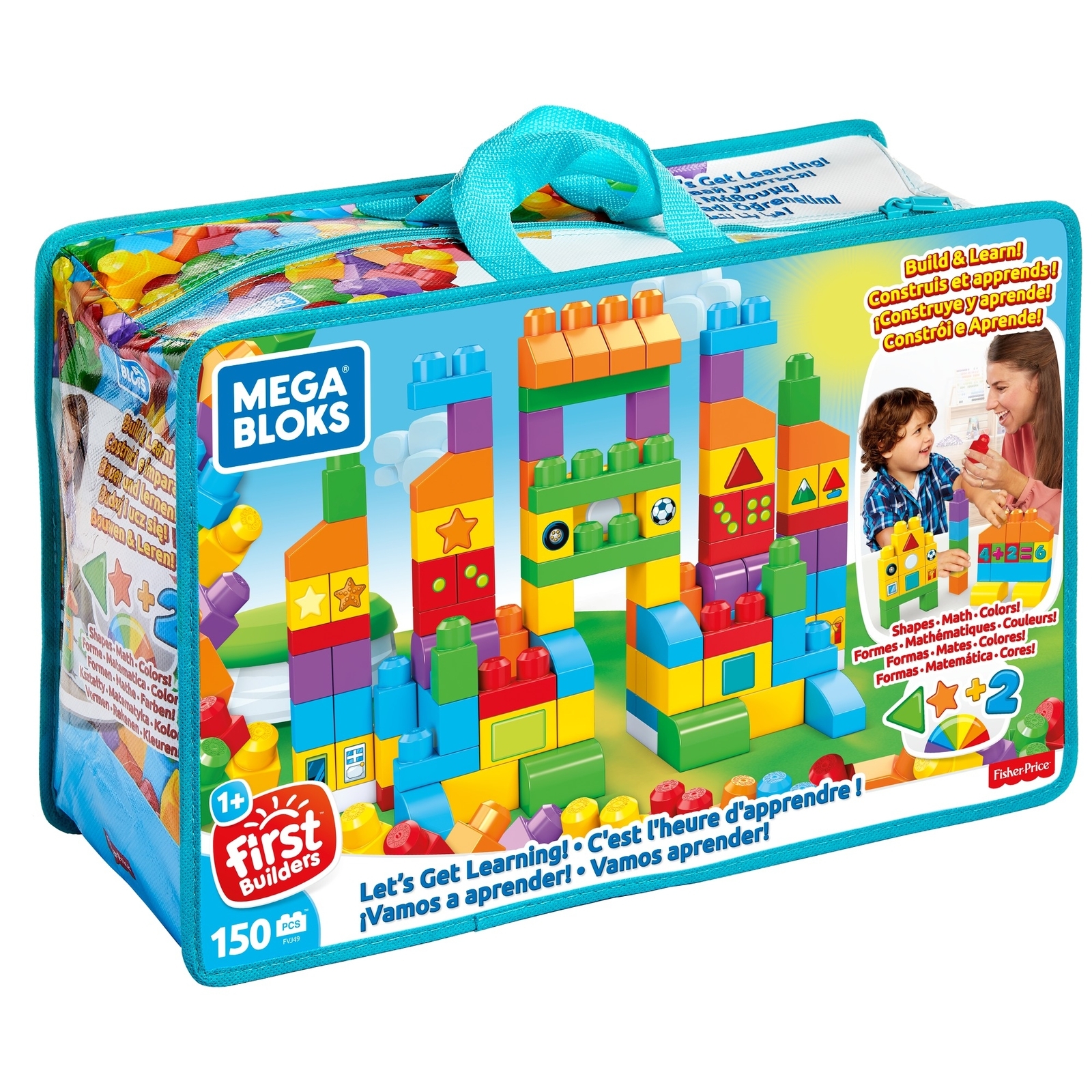 Конструктор Mega Bloks Набор обучающих блоков 150 дет. - фото 3