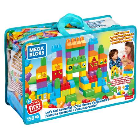 Конструктор Mega Bloks Набор обучающих блоков блочный