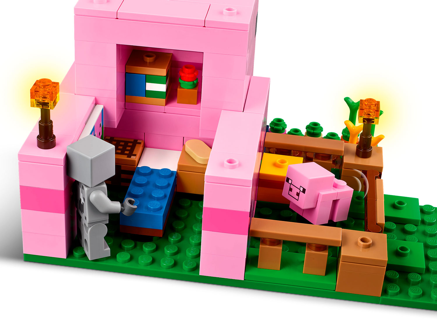 Конструктор LEGO Minecraft Домик для поросят 21268 238 дет. - фото 5