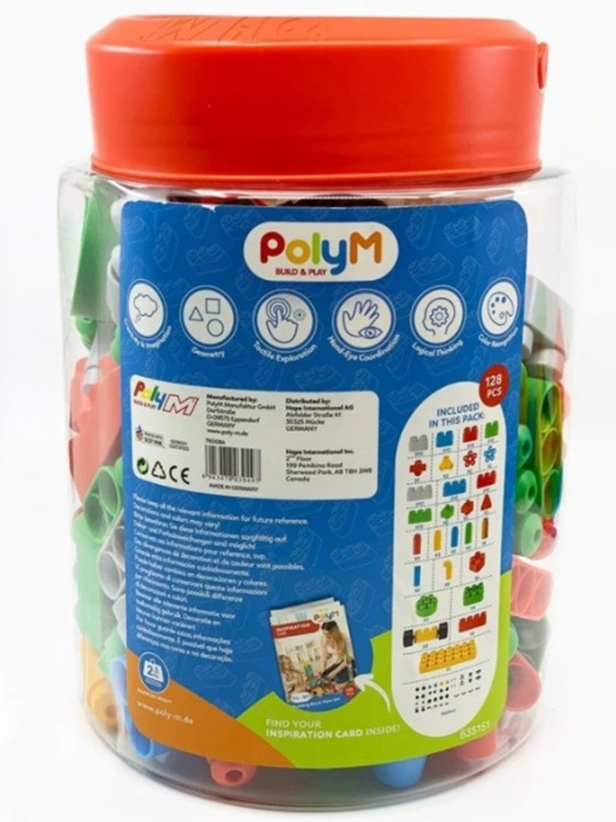 Конструктор Hape из мини-блоков 128 дет. - фото 3