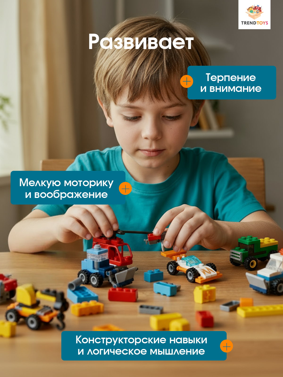 Конструктор TrendToys машинки 166 дет. - фото 4