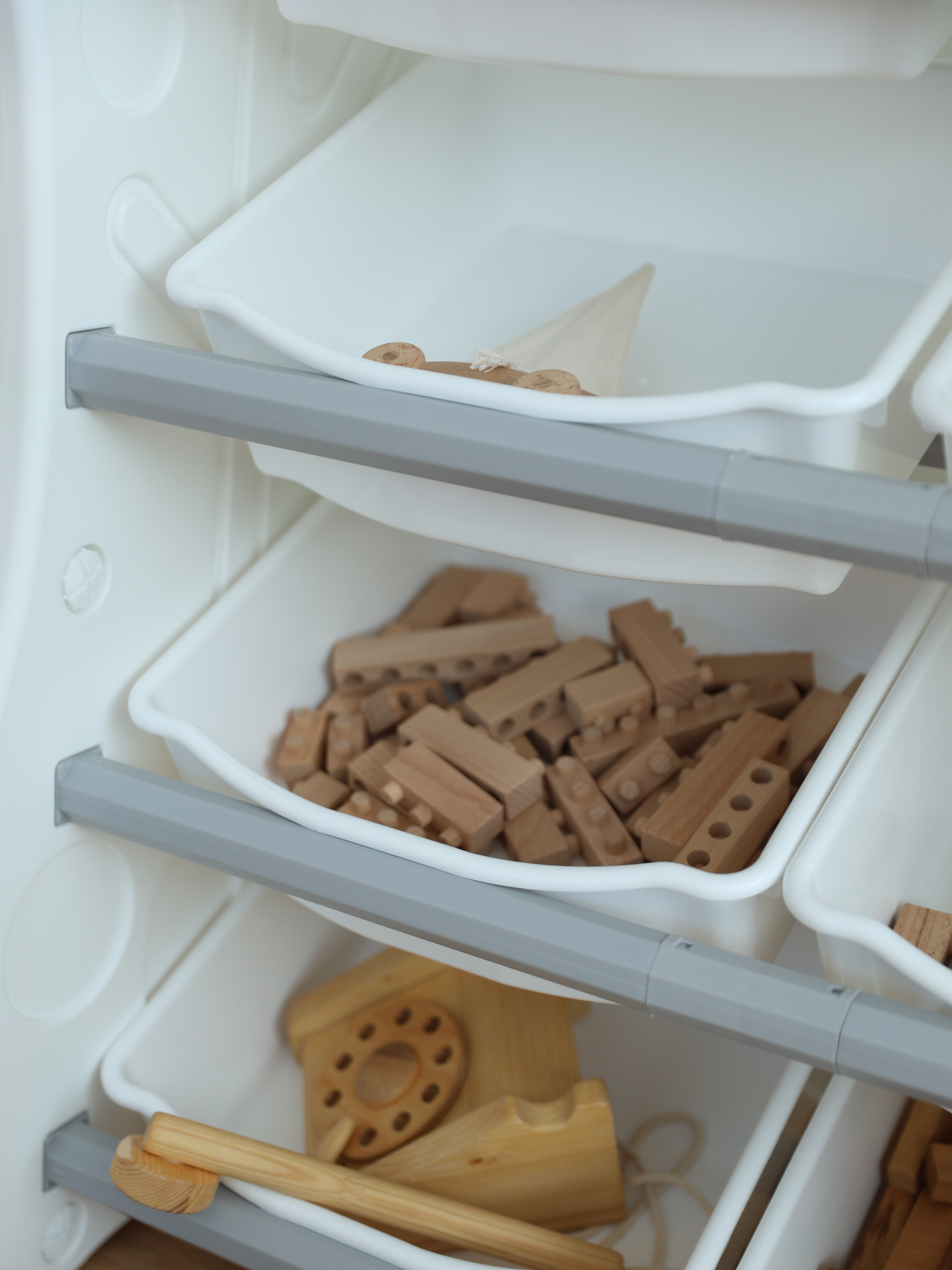 Стеллаж для игрушек Ifam DesignToy-1 Серый - фото 9