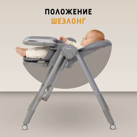 Стульчик для кормления Rant Basic Mango Pro серый